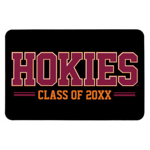 Virginia Tech Hokies Class Year Magnet