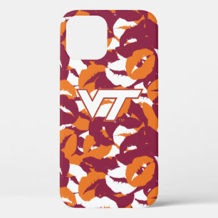 Virginia Tech Lipstick Camo Kisses Graffiti iPhone 12 Pro Case