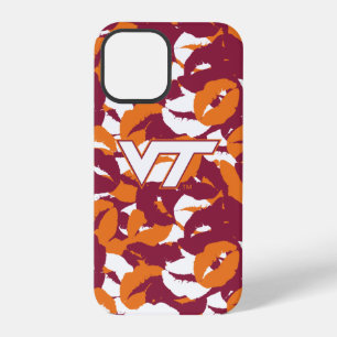 Virginia Tech Lipstick Camo Kisses Graffiti iPhone 12 Pro Case