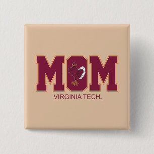 Virginia Tech Mom Button