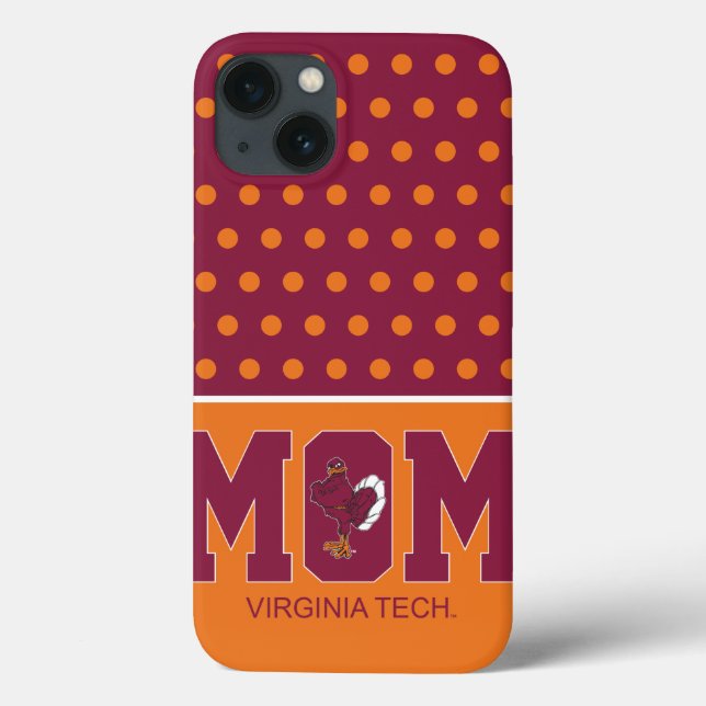 Virginia Tech Mom Case-Mate iPhone Case (Back)