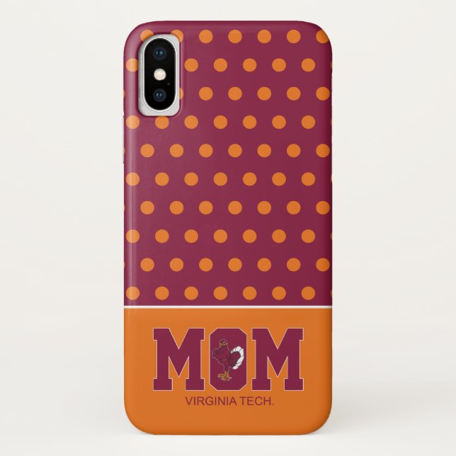 Virginia Tech Mom Case-Mate iPhone Case (Back)