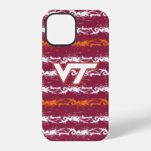 Virginia Tech Paint Splash Graffiti Pattern iPhone 12 Pro Case