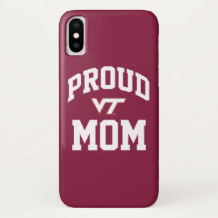 Virginia Tech Proud Mom iPhone X Case