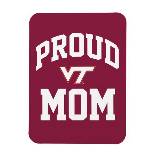 Virginia Tech Proud Mom Magnet