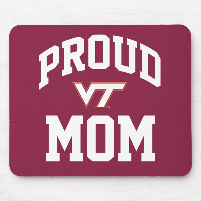 Virginia Tech Proud Mom Mouse Pad (Front)
