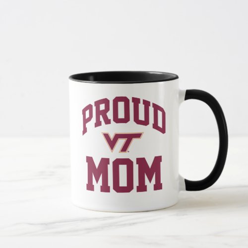 Virginia Tech Proud Mom Mug