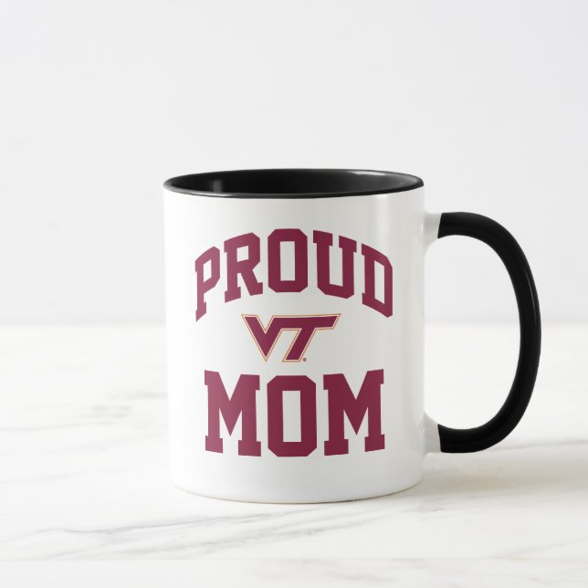 Virginia Tech Proud Mom Mug (Right)
