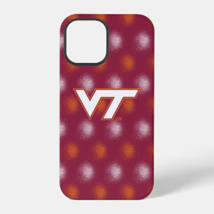 Virginia Tech Spray Dot Graffiti Pattern iPhone 12 Pro Case