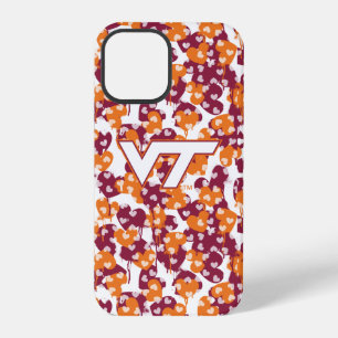 Virginia Tech Spray Paint Graffiti Mini Hearts iPhone 12 Pro Case