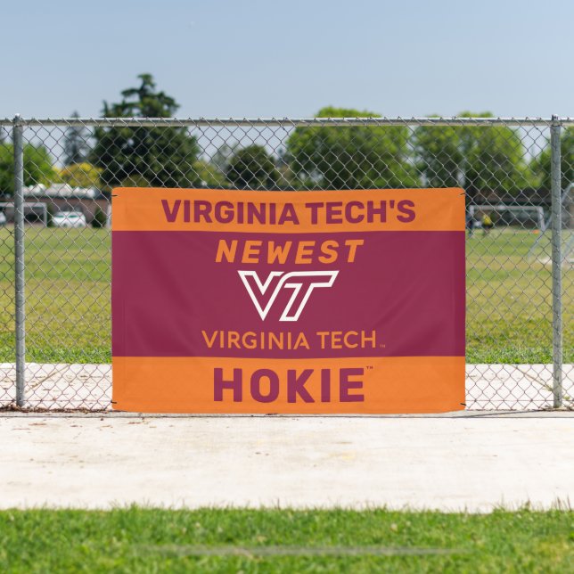 Virginia Tech's Newest Hokie Banner (Insitu)