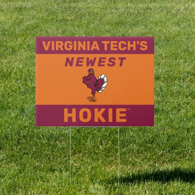 Virginia Tech's Newest Hokie Sign (Insitu)