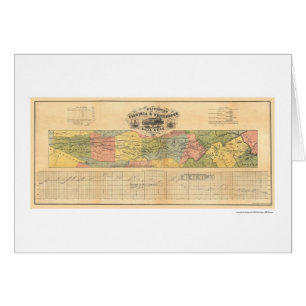 Virginia & Tennessee Railroad Map 1856