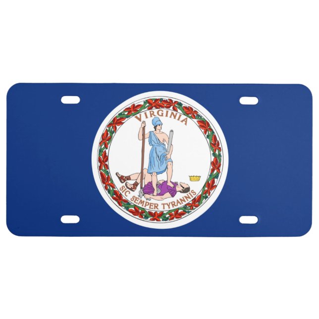 Virginia Travel License Plate (Front)