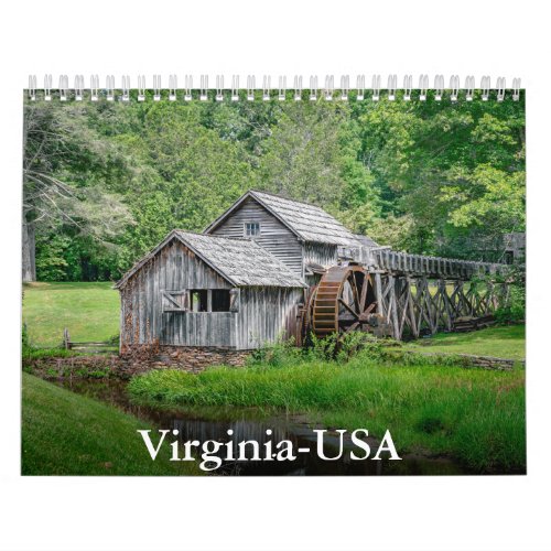 Virginia_USA Calendar