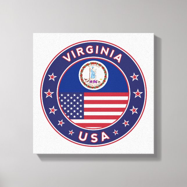 Virginia, Virginia poster, Virginia canvas Print (Front)