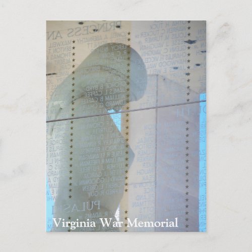 Virginia War Memorial Postcard _ Richmond Virgini