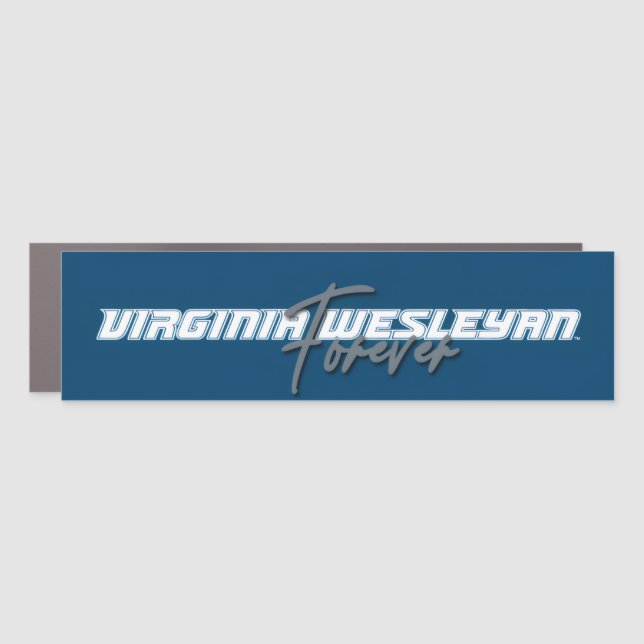 Virginia Wesleyan Forever Magnet Bumper Sticker (Front)