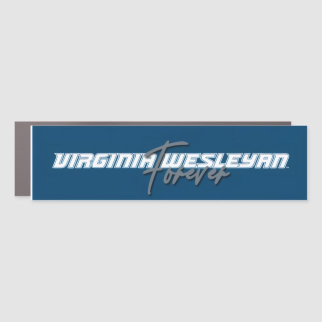 Virginia Wesleyan Forever Magnet Bumper Sticker (Front)