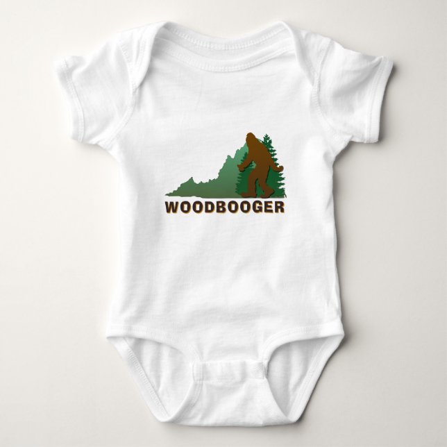 Virginia Woodbooger Baby Bodysuit (Front)