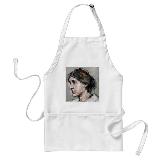 Virginia Woolf Adult Apron (Front)