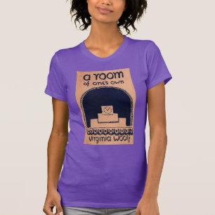 Virginia Woolf Book Cover A Room of One's Own T-Shirt