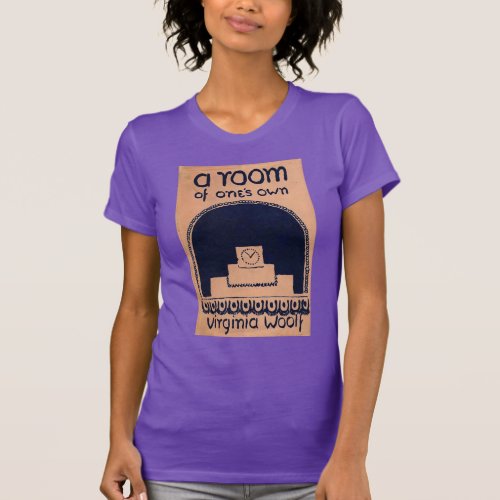 Virginia Woolf  Book Cover A Room of Ones Own T_Shirt