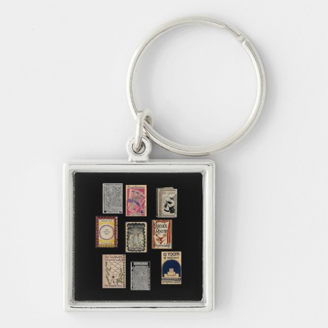 Virginia Woolf Books Keychain (Front)