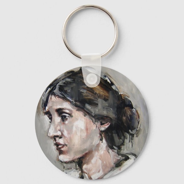 Virginia Woolf Keychain (Front)