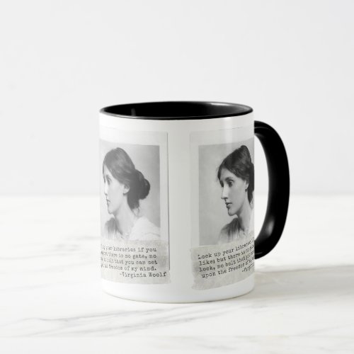Virginia Woolf Quote _ Icons of Womens History Mug
