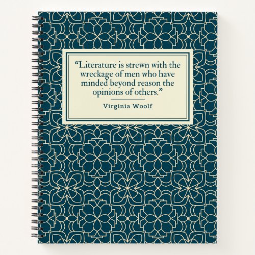 Virginia Woolf Quote Writers Notebook