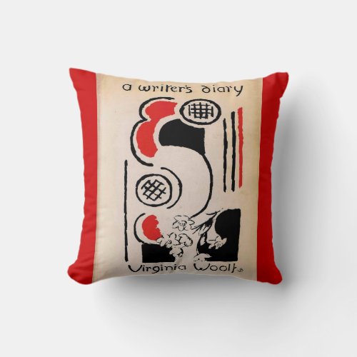 Virginia Woolf Vanessa Bell Cover A Writers Diary Throw Pillow