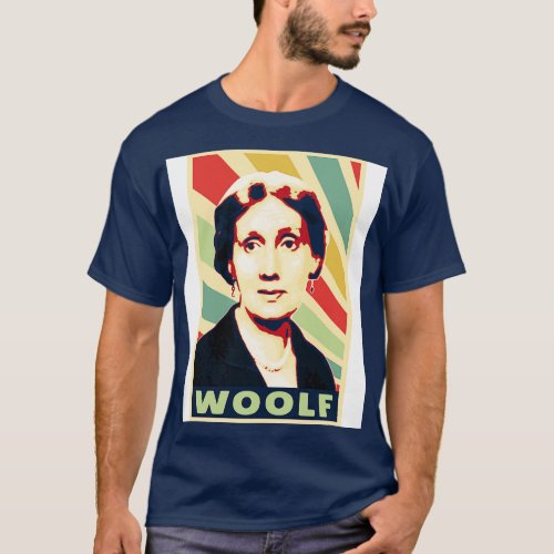 Virginia Woolf Vintage Colors T_Shirt