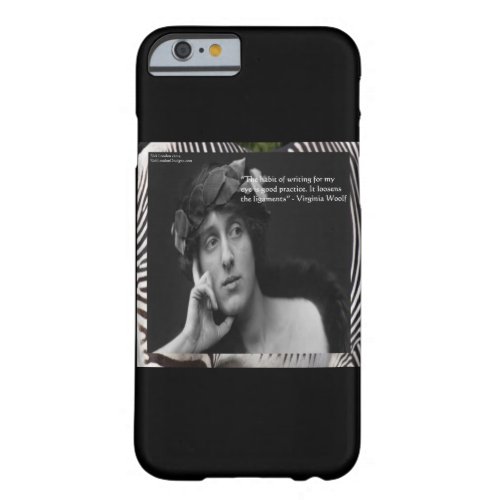 Virginia Woolf  Writing Quote iPhone 6 Case