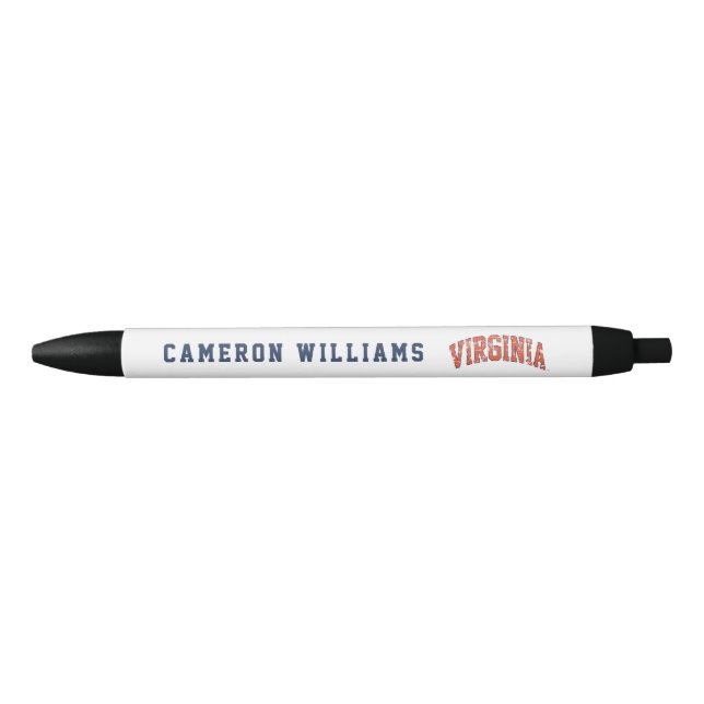 Virginia Wordmark Distressed Pen (Front)