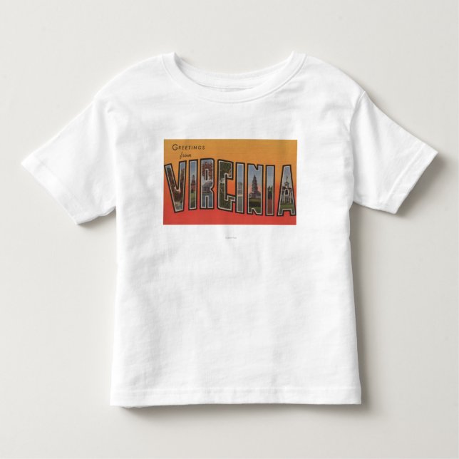 VirginiaLarge Letter ScenesVirginia 3 Toddler T-shirt (Front)