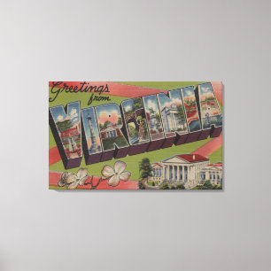 VirginiaLarge Letter ScenesVirginia 5 Canvas Print