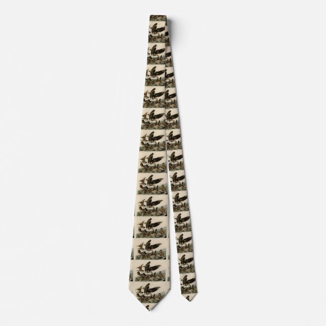 Virginian Partridge, Audubon's Birds of America Neck Tie (Front)