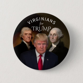 Virginians for Trump Button