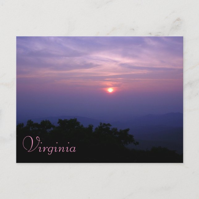 Virginia's Shenandoah Valley Postcard (Front)