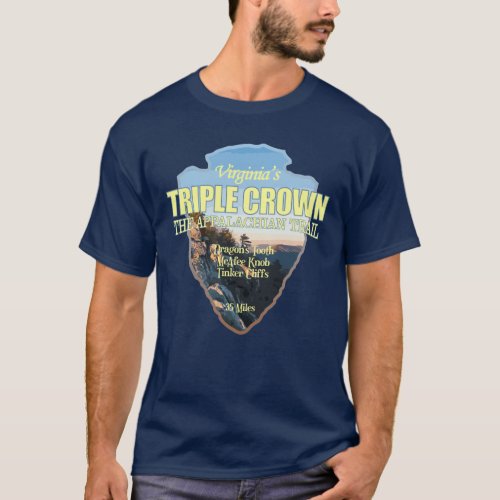 Virginias Triple Crown arrowhead T_Shirt