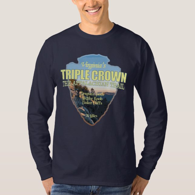 Virginia's Triple Crown (arrowhead) T-Shirt (Front)