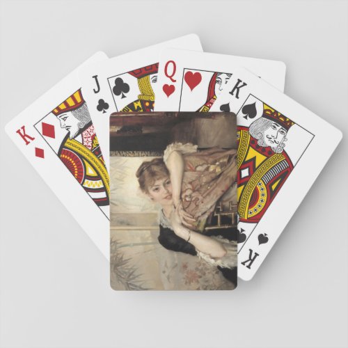 Virginie The Parisian Woman by Albert Edelfelt Poker Cards