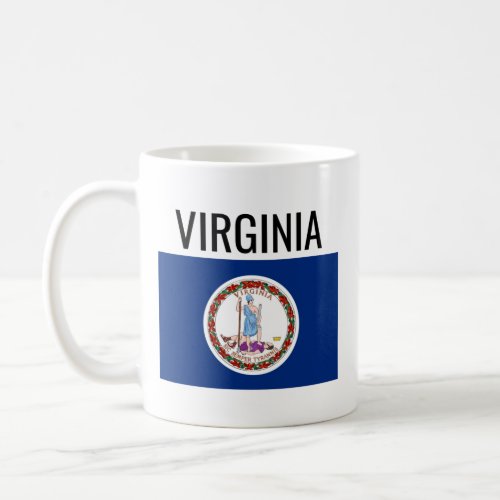 Virginina  USA National State Flag Coffee Mug