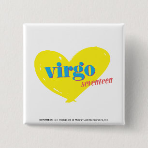 Virgo 3 pinback button