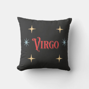 Virgo Astrological Sign Throw Pillow