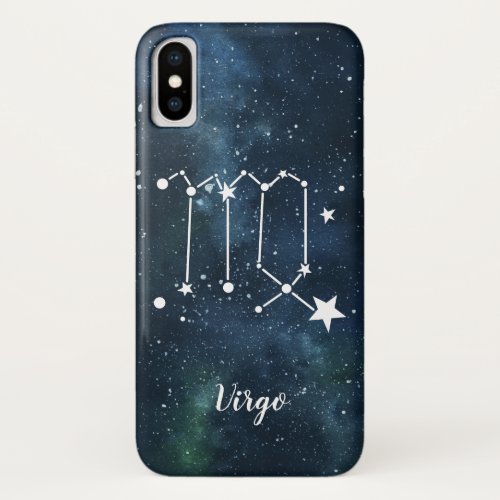 Virgo  Astrological Zodiac Sign Constellation iPhone XS Case