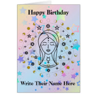 Virgo Astrology Birthday Card Aug 23 Sept 22