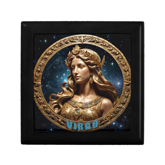 Virgo astrology sign gift box (Front)