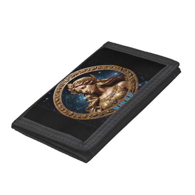 Virgo Astrology Sign Trifold Wallet (Bottom)